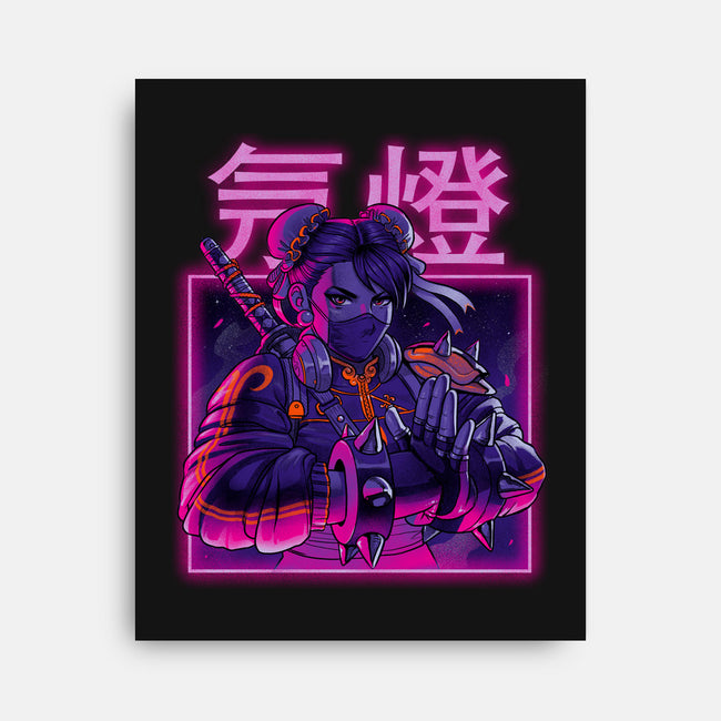 Neon Spring-none stretched canvas-Bruno Mota