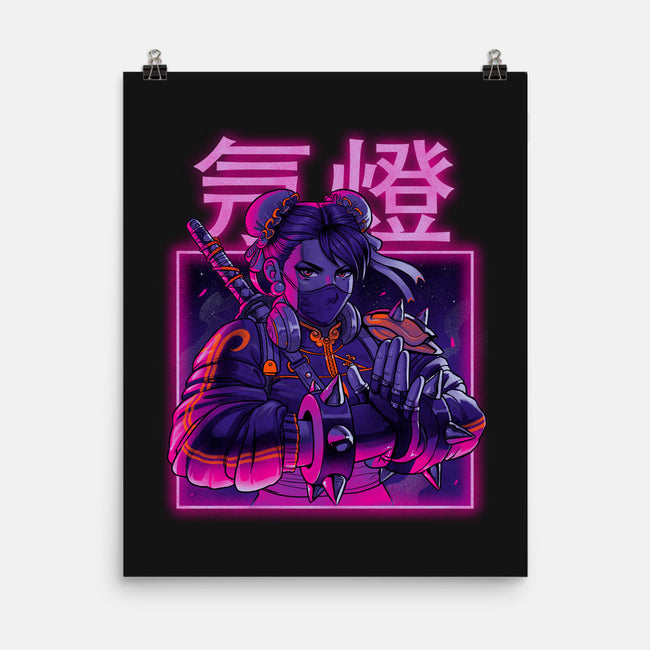 Neon Spring-none matte poster-Bruno Mota