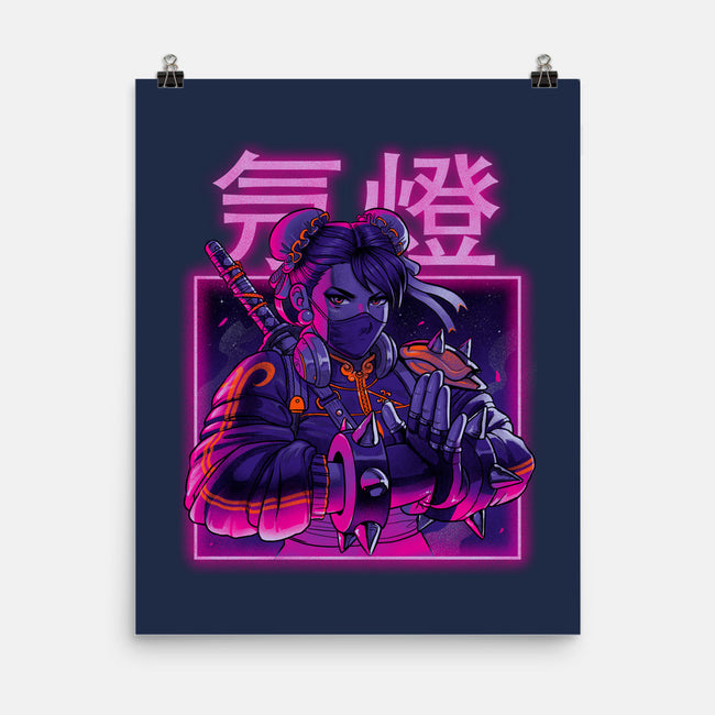 Neon Spring-none matte poster-Bruno Mota