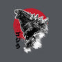 King Gojira-none stretched canvas-DrMonekers