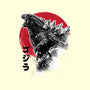 King Gojira-none stretched canvas-DrMonekers
