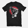 King Gojira-womens fitted tee-DrMonekers