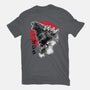King Gojira-womens fitted tee-DrMonekers