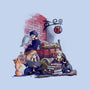 Way To School-none removable cover w insert throw pillow-fanfabio