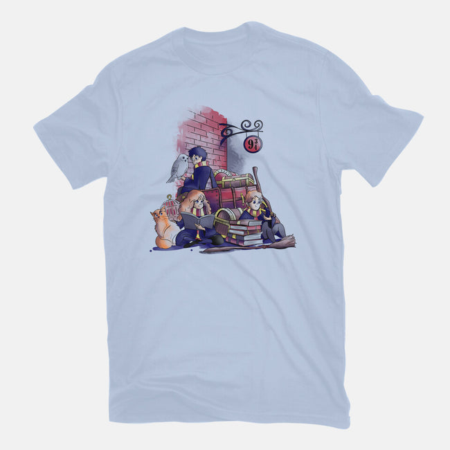 Way To School-unisex basic tee-fanfabio