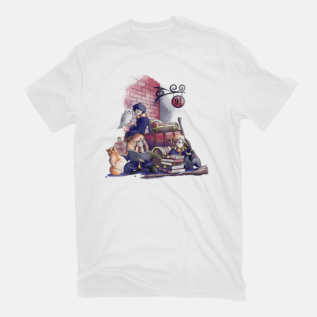 Way To School-unisex basic tee-fanfabio