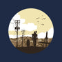 Nuclear Walk-none stretched canvas-Astoumix