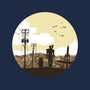 Nuclear Walk-none polyester shower curtain-Astoumix