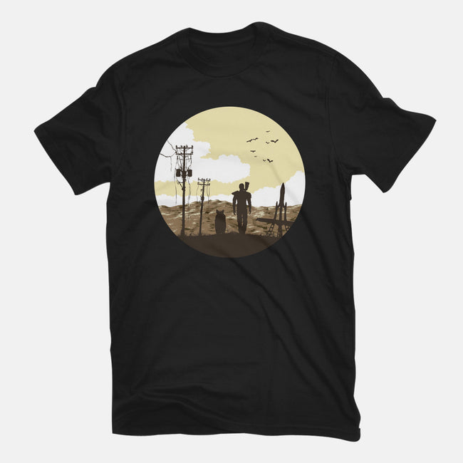 Nuclear Walk-youth basic tee-Astoumix