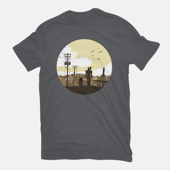 Nuclear Walk-womens basic tee-Astoumix