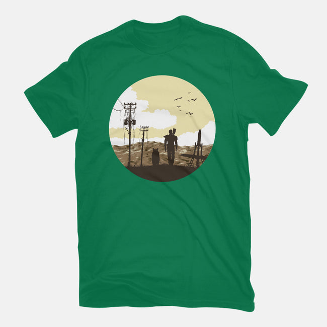 Nuclear Walk-womens basic tee-Astoumix