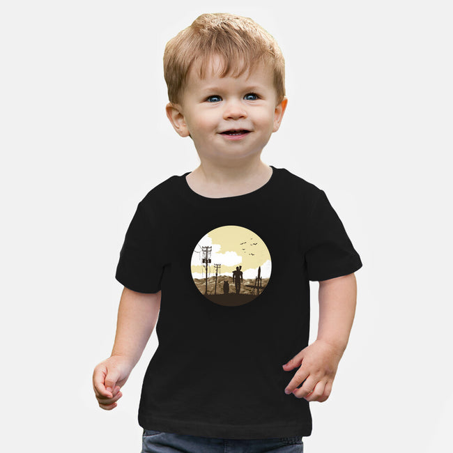 Nuclear Walk-baby basic tee-Astoumix