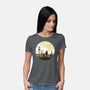 Nuclear Walk-womens basic tee-Astoumix