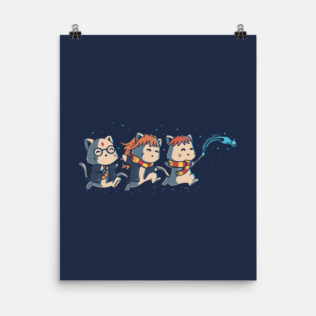 Magical Cats-none matte poster-tobefonseca
