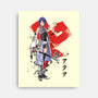 Keyblade Master Aqua-none stretched canvas-DrMonekers