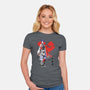 Keyblade Master Aqua-womens fitted tee-DrMonekers