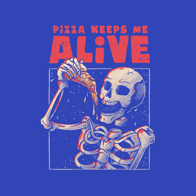 Pizza Keeps Me Alive-mens premium tee-eduely
