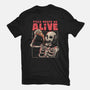 Pizza Keeps Me Alive-mens premium tee-eduely