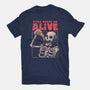 Pizza Keeps Me Alive-mens premium tee-eduely