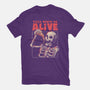 Pizza Keeps Me Alive-mens premium tee-eduely