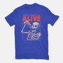 Pizza Keeps Me Alive-mens premium tee-eduely