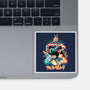 Go Beyond-none glossy sticker-Corgibutt