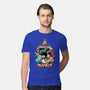 Go Beyond-mens premium tee-Corgibutt