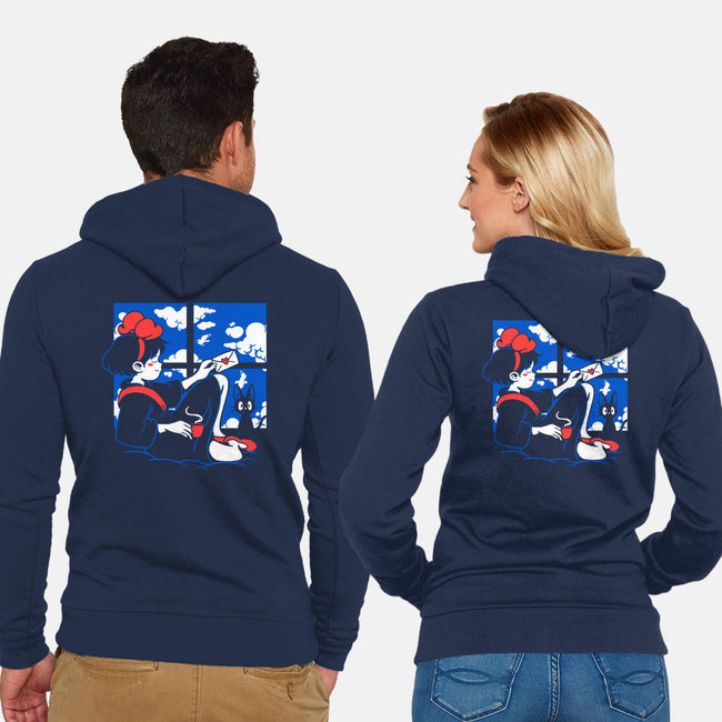 Delivery Resting-unisex zip-up sweatshirt-estudiofitas