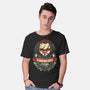Say Hi To The Good Guy-mens basic tee-glitchygorilla