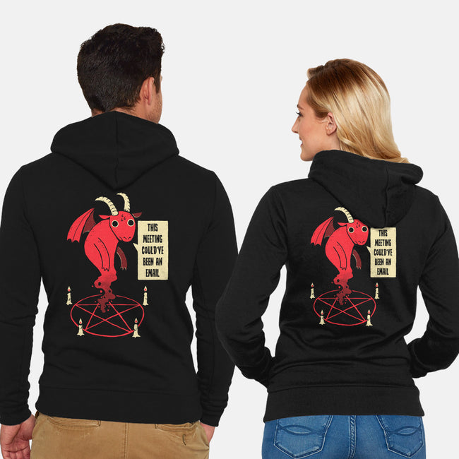 Could Have Been An Email-unisex zip-up sweatshirt-DinoMike