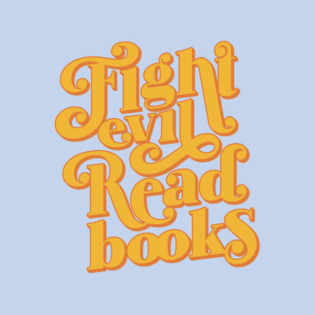 Fight Evil, Read Books-unisex kitchen apron-Agu Luque