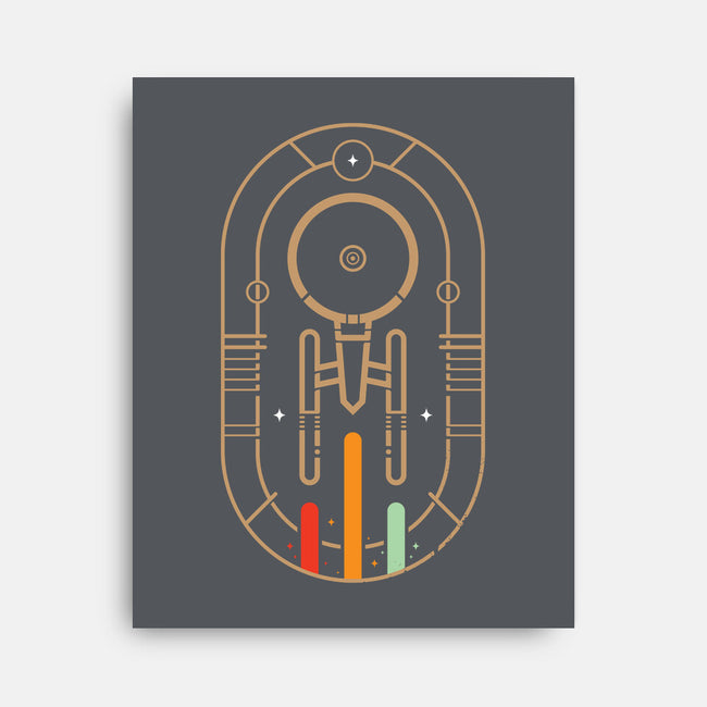 Fly Boldy-none stretched canvas-BadBox