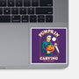 Carving With Michael-none glossy sticker-DinoMike