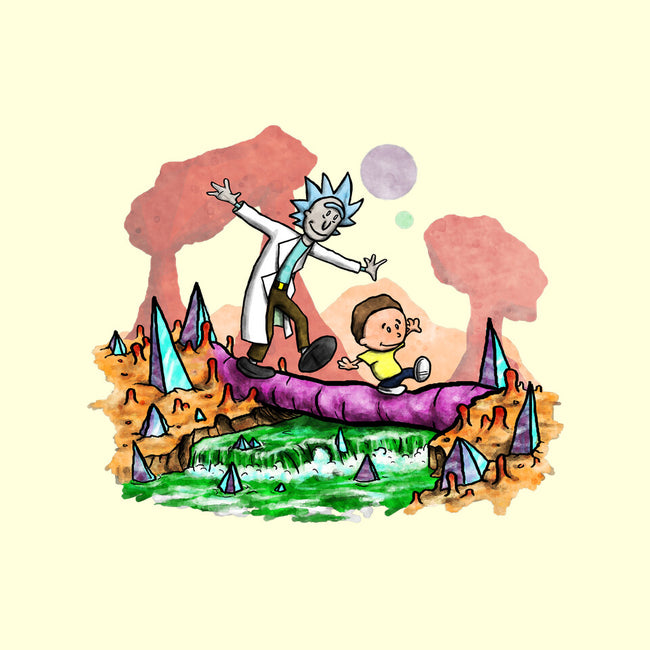 Look Morty!-none fleece blanket-NightWolf Studios