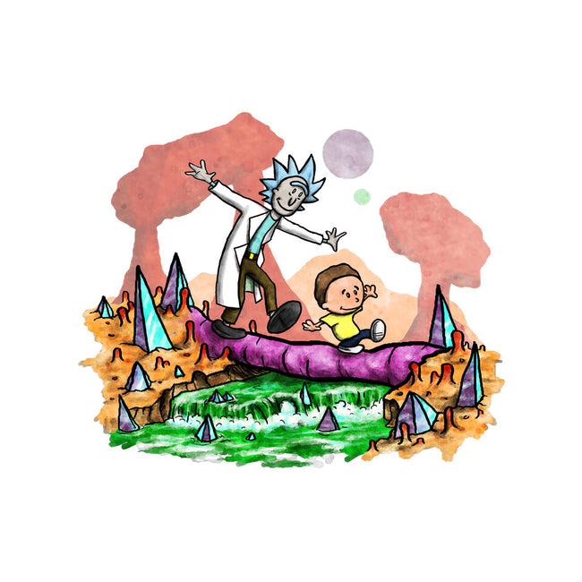 Look Morty!-none fleece blanket-NightWolf Studios