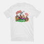 Look Morty!-womens fitted tee-NightWolf Studios