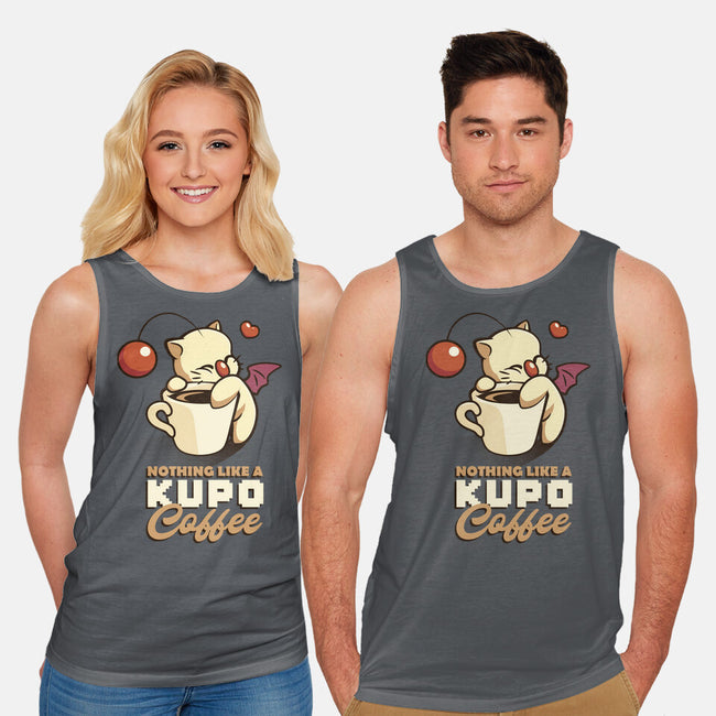 Nothing Like A Kup-O-Coffee-unisex basic tank-Sergester