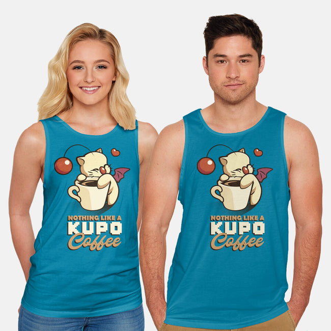 Nothing Like A Kup-O-Coffee-unisex basic tank-Sergester