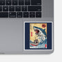 Hunting The Shark In Japan-none glossy sticker-DrMonekers
