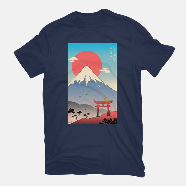 Ikigai In Mt. Fuji-mens premium tee-vp021