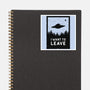 I Want To Leave-none glossy sticker-BadBox