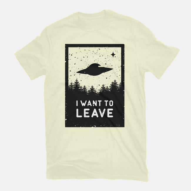 I Want To Leave-mens premium tee-BadBox