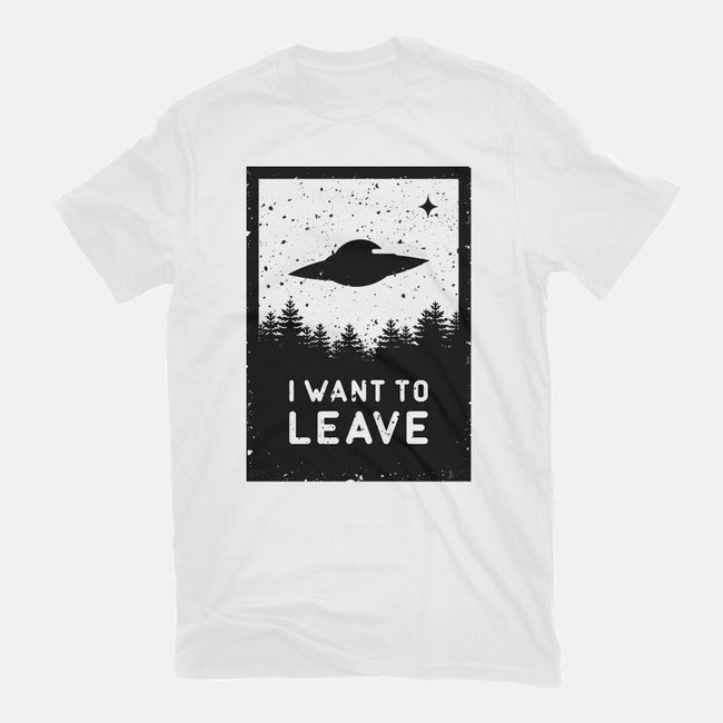 I Want To Leave-mens premium tee-BadBox
