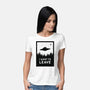 I Want To Leave-womens basic tee-BadBox