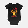 The Deadliest Sin-baby basic onesie-DinoMike