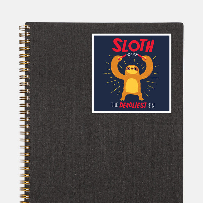 The Deadliest Sin-none glossy sticker-DinoMike