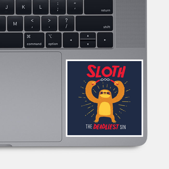 The Deadliest Sin-none glossy sticker-DinoMike