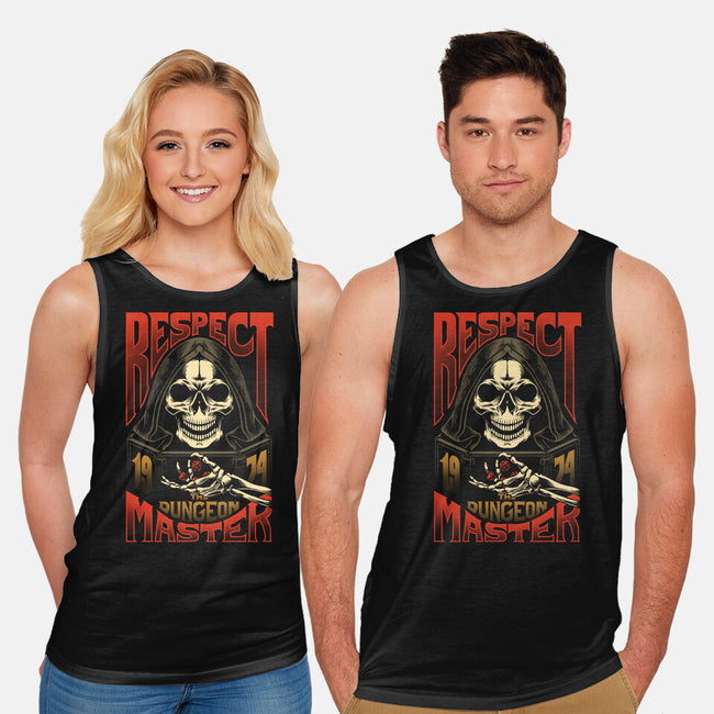 Respect The Dungeon Master-unisex basic tank-Azafran