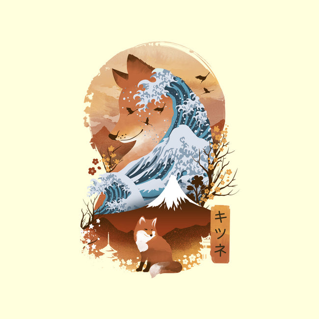Kitsune Landscape-none stretched canvas-dandingeroz