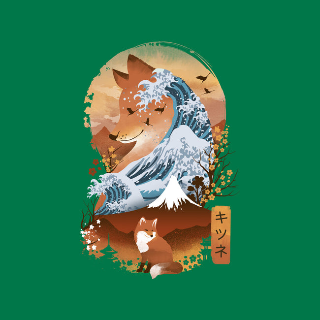 Kitsune Landscape-none stretched canvas-dandingeroz